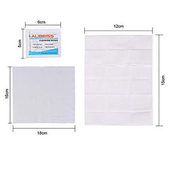 Box contents: 100 lens wipes and 1 microfiber cloth - ALIBEISS - image 4