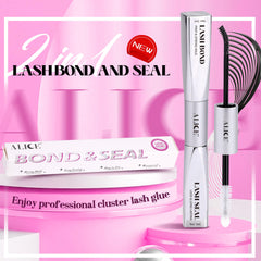 ALICE Lash Glue Bond and Seal final look after secure lash clusters.