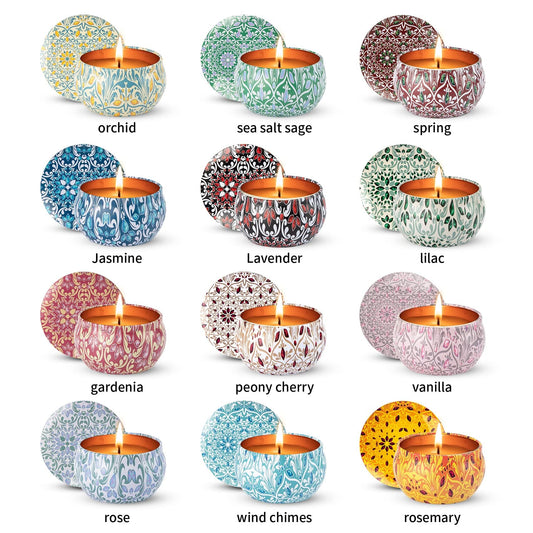 Close-up of 2.5oz soy wax candle jar