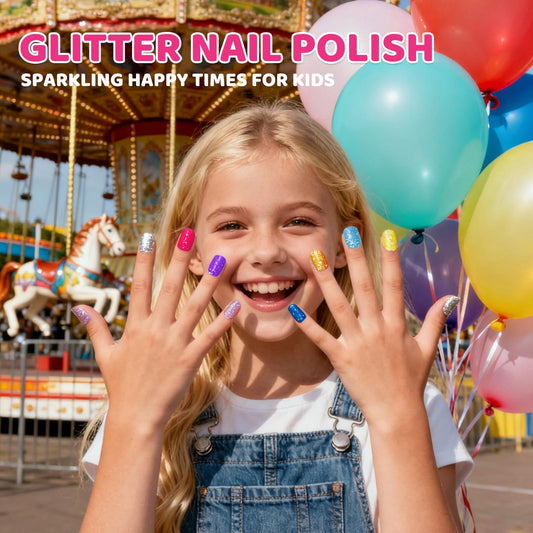 ALIKOSSTOR rainbow colors nails show playful hues ideal for parties and crafts.