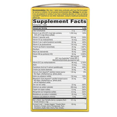 50+ Ultra Potency Multivitamin capsules and tablets on a white background