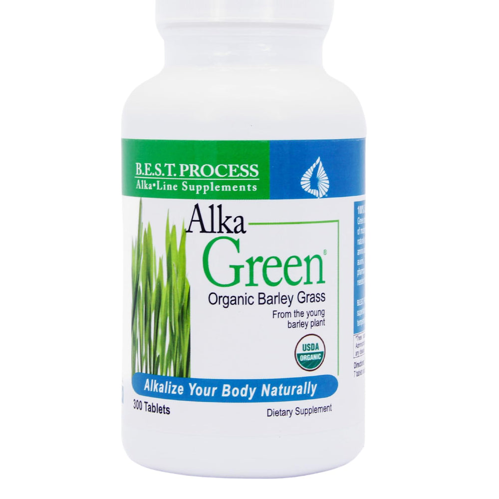 Packaging of Morter HealthSystem AlkaGreen Tablets