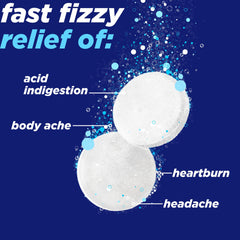 Alka-Seltzer aspirin-antacid combo tablets provide pain and heartburn support.