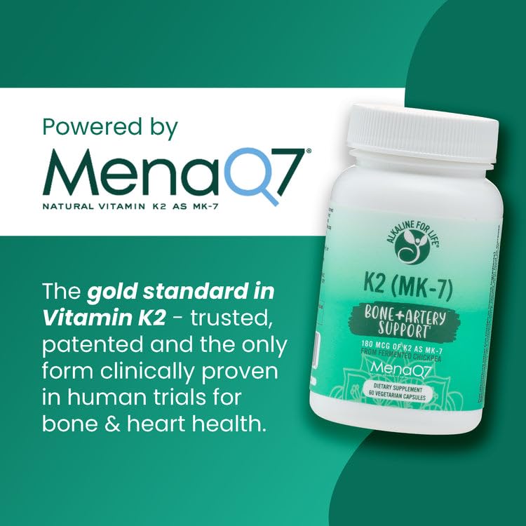 Close-up of Vitamin K2 MK-7 bottle label