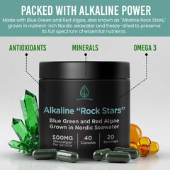 Phytoplankton and astaxanthin supplement label close-up