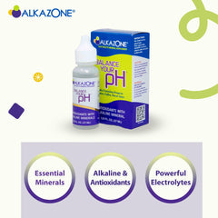 Close-up of Alkazone bottle and label
