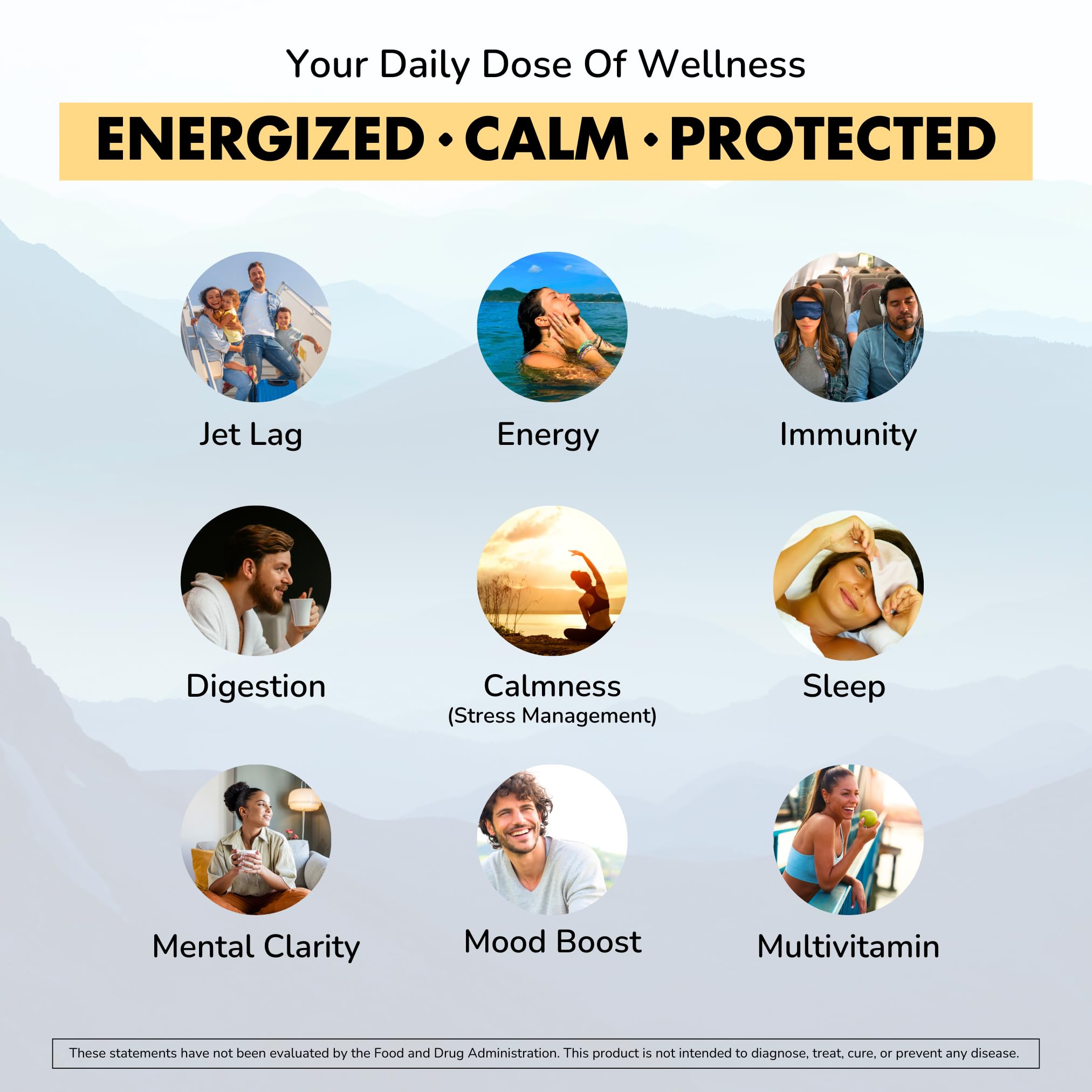 All-in-one formula with adaptogens and vitamins