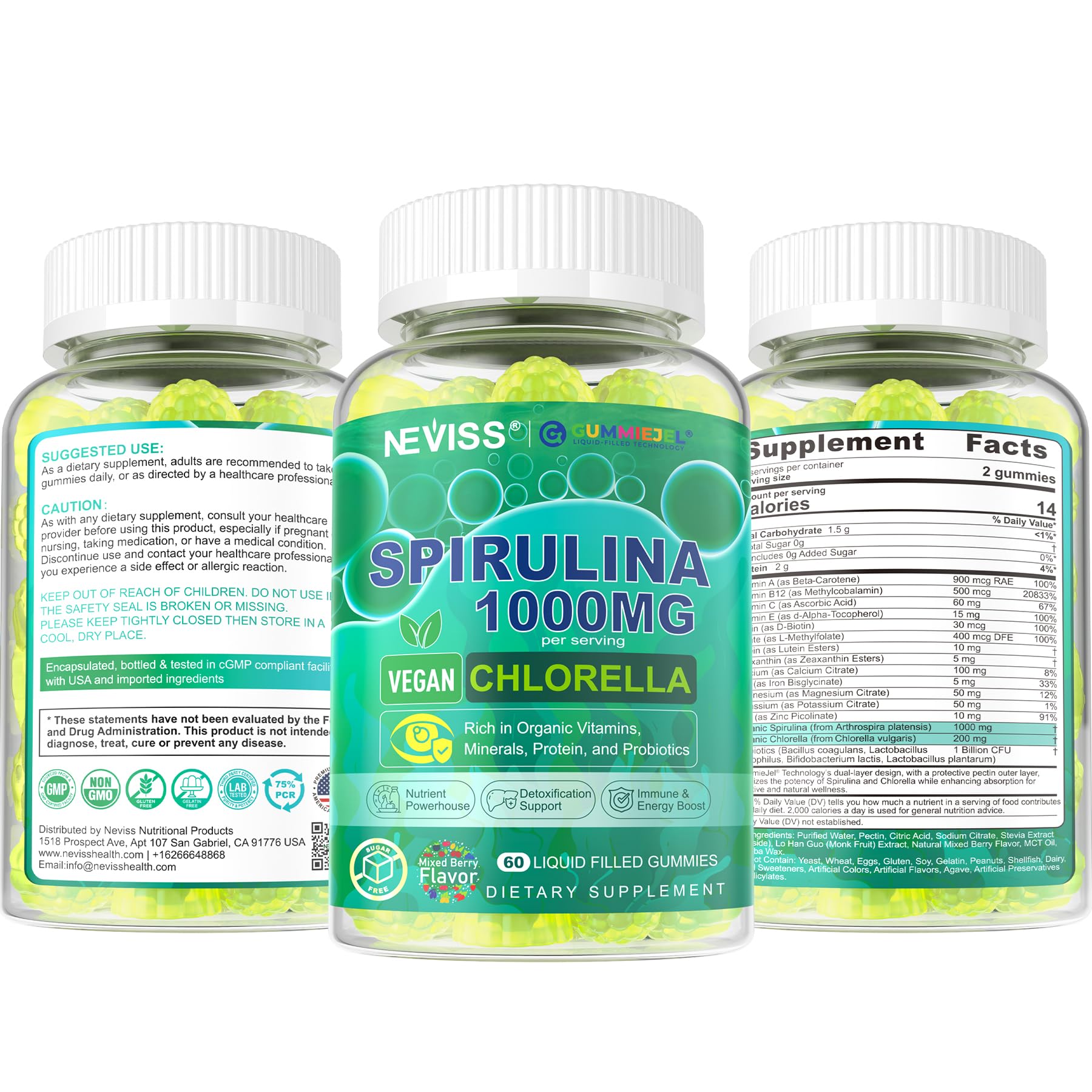 All-in-one greens daily supplement gummies