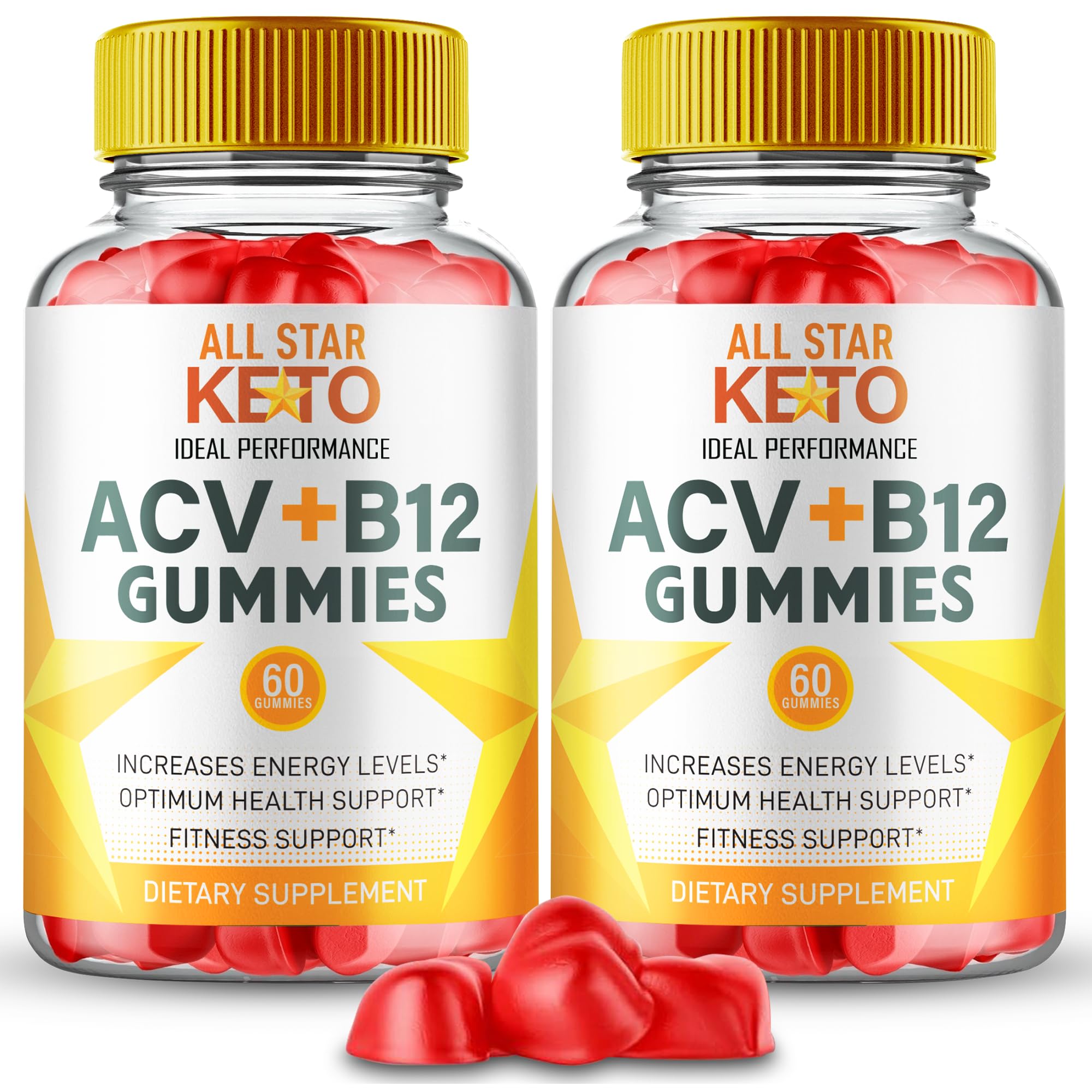 All Star Keto Gummies bottle label