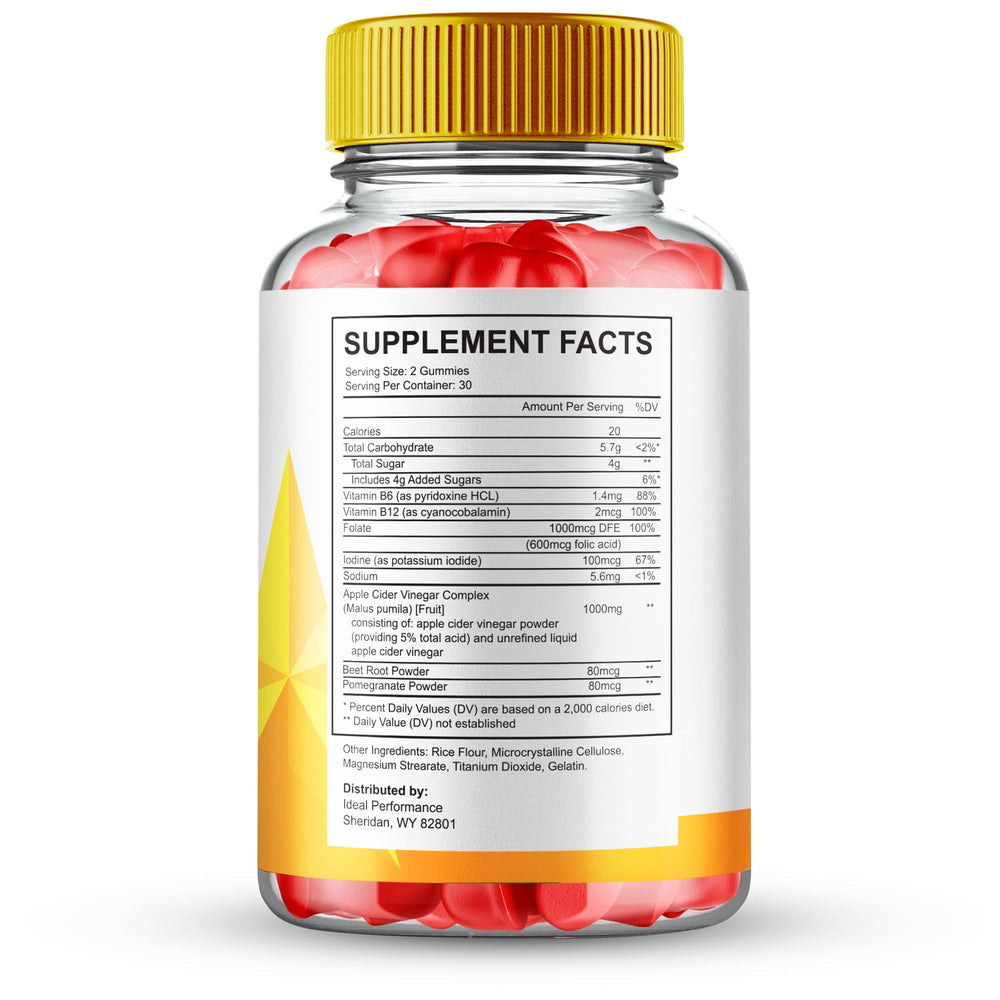 Keto+ ACV Gummies with B12 – natural support formula