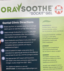 All-natural ingredients label on SOCKIT Gel packaging