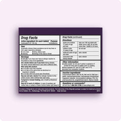 Allegra gelcaps bottle label close-up highlights 180 mg fexofenadine HCI for 24-hour relief
