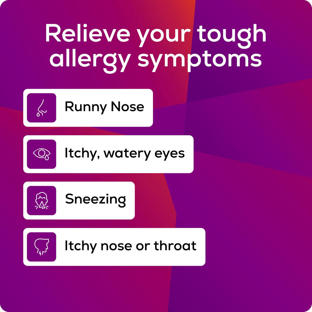 Allegra gelcaps box packaging displays indoor and outdoor allergen protection details