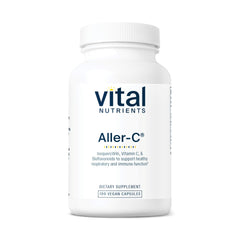 Vital Nutrients Aller-C bottle label on white background