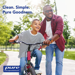 Allergen-free, pure ingredients label
