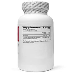 Allergen-free Monolaurin packaging label
