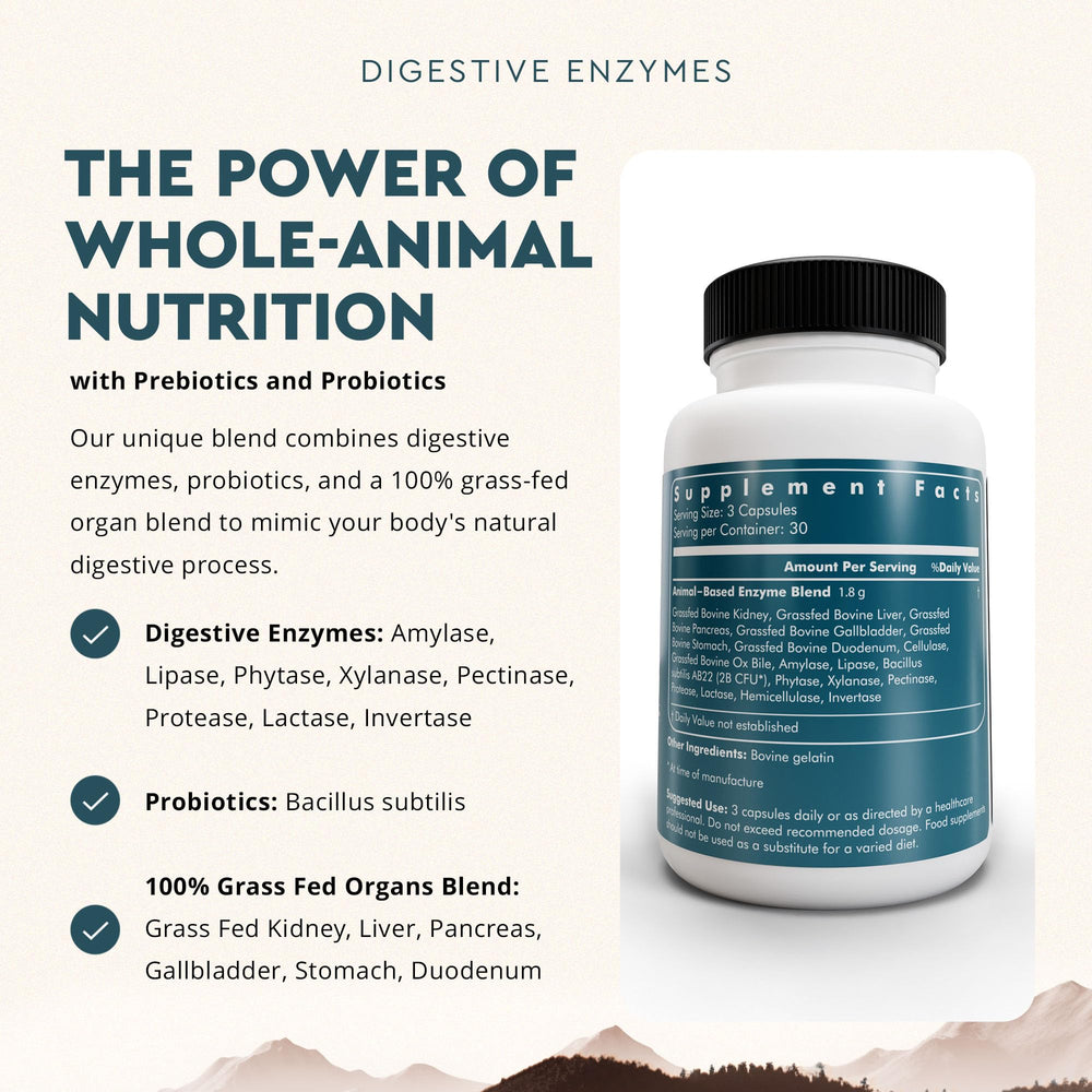 Allergen-free, non-GMO digestive enzyme product