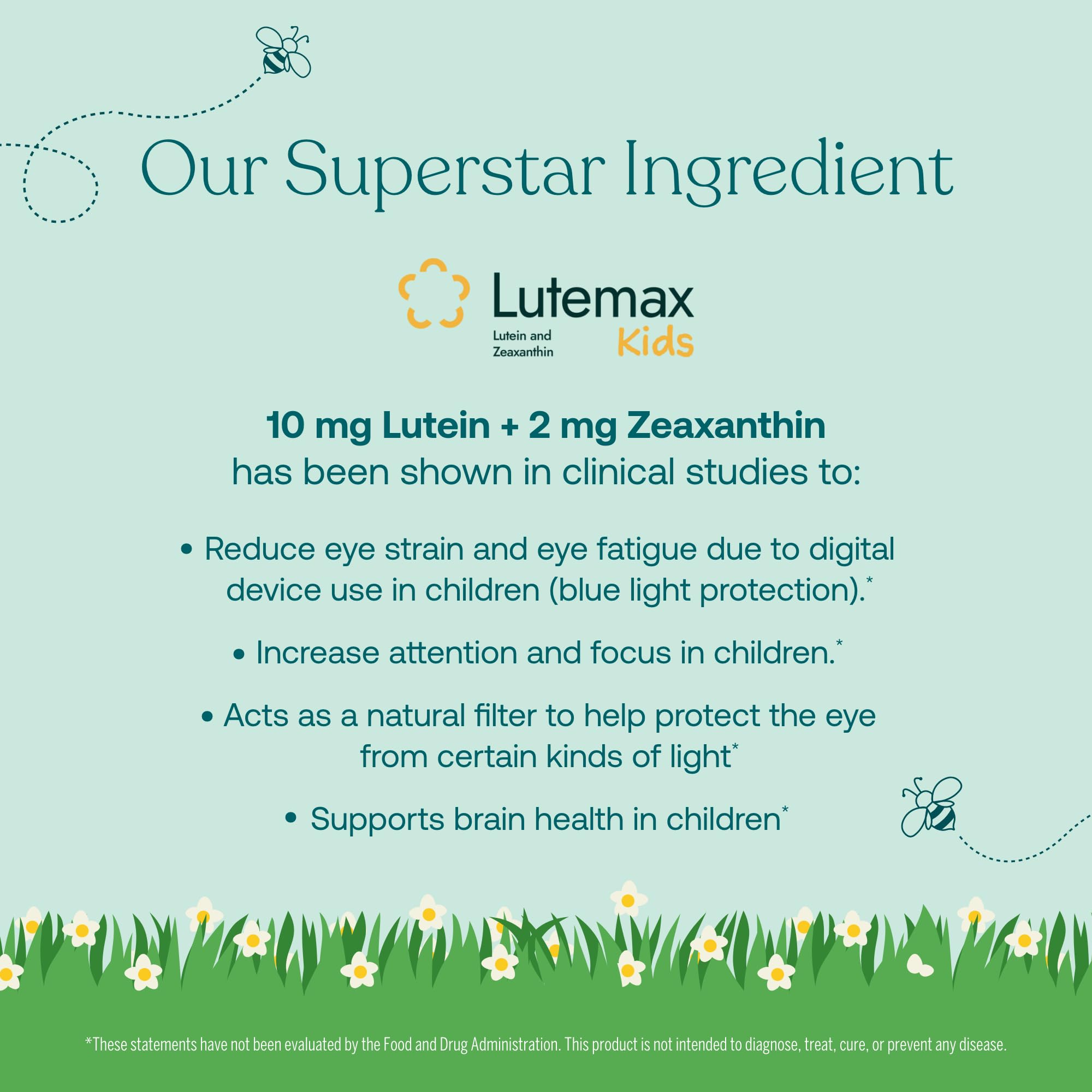 Allergen-free vegan kids multivitamin label
