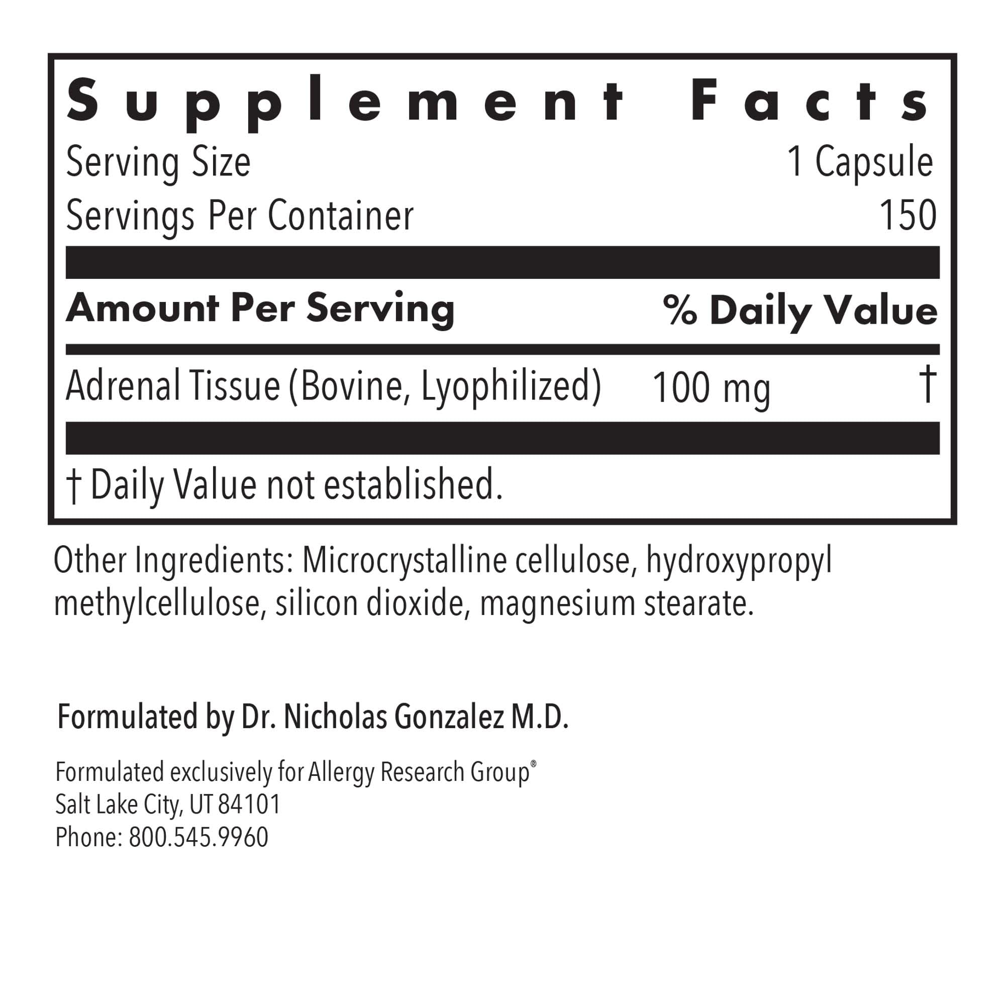 Close-up of Adrenal Support capsules