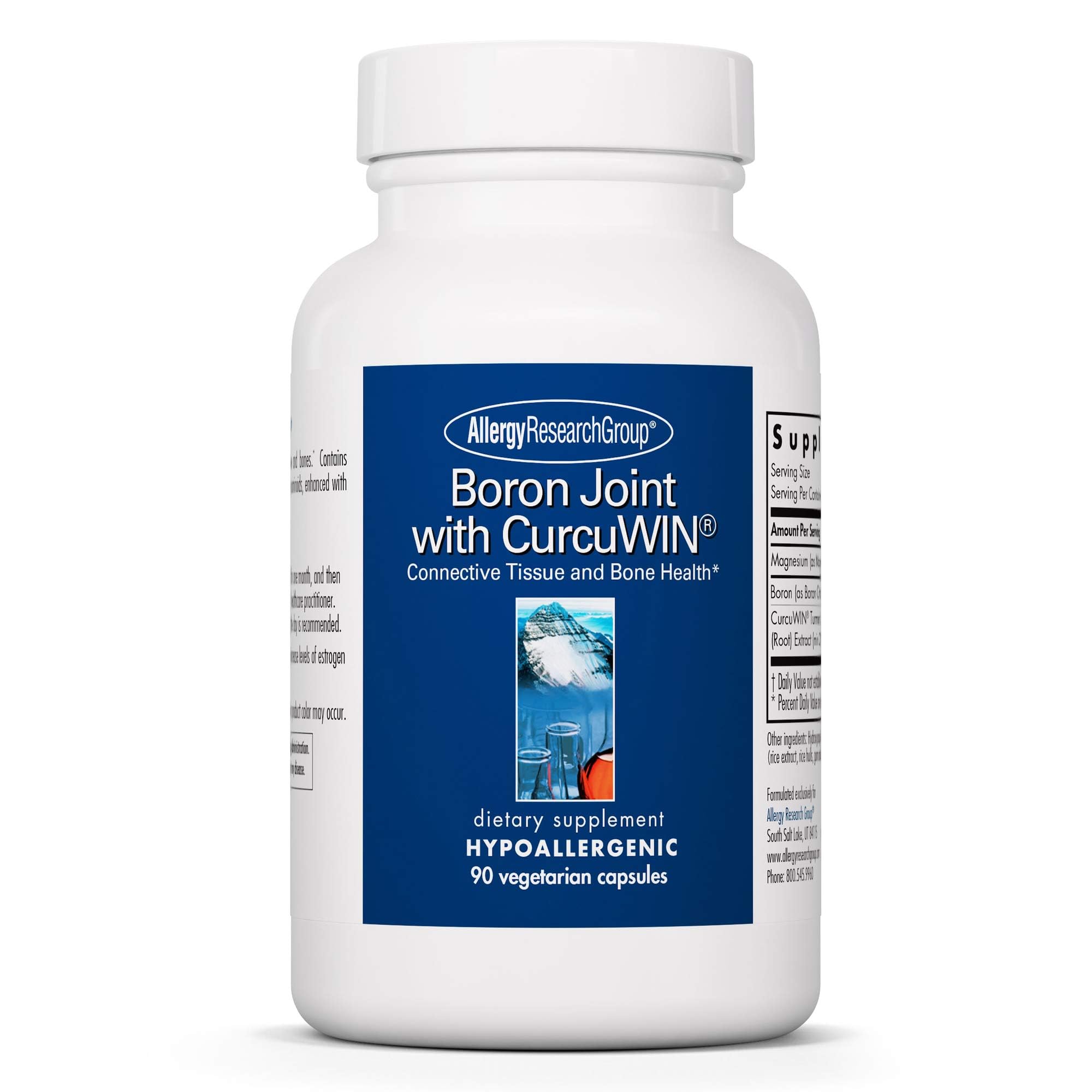 Boron Joint with CurcuWIN bottle and capsules