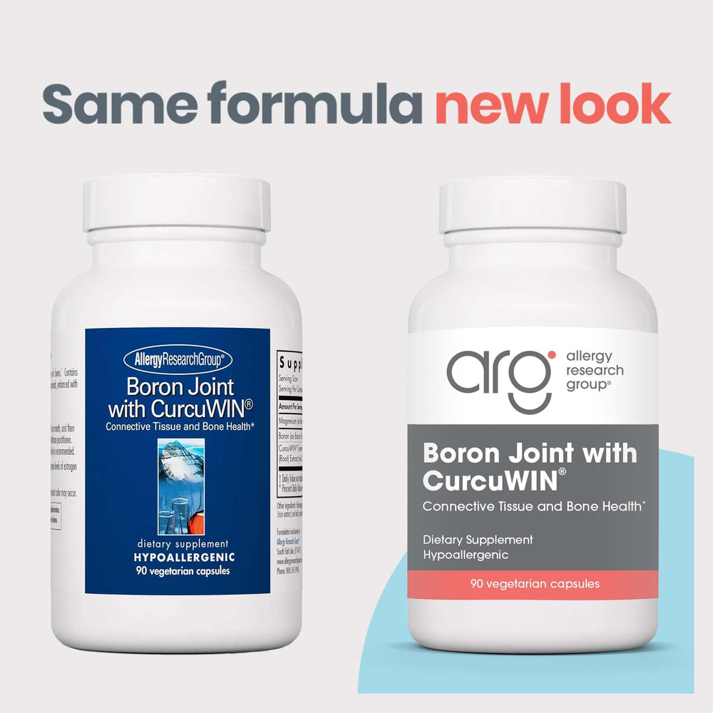 Bone health concept with boron and magnesium icons