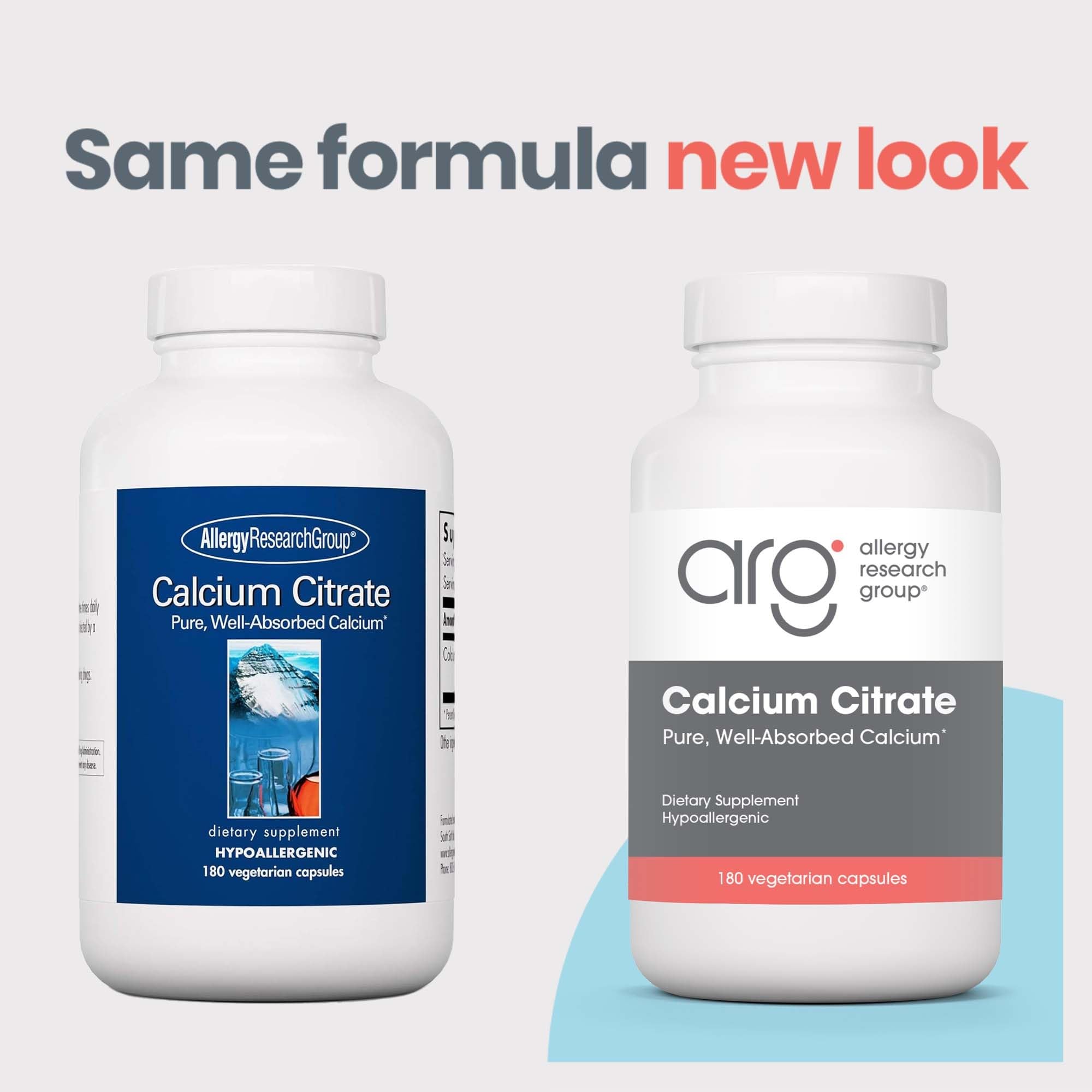Calcium Citrate 150mg vegetarian capsules in bottle