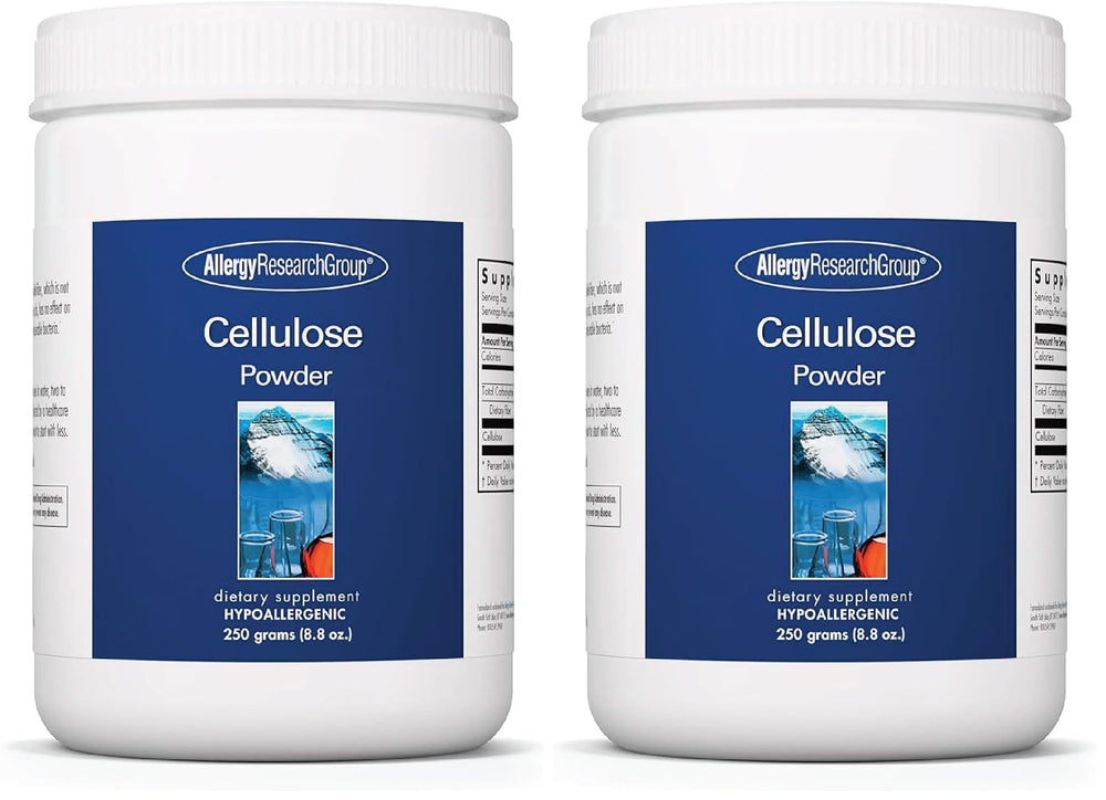 Allergy Research Group Cellulose Powder 8.8 oz pack of 2 – front label