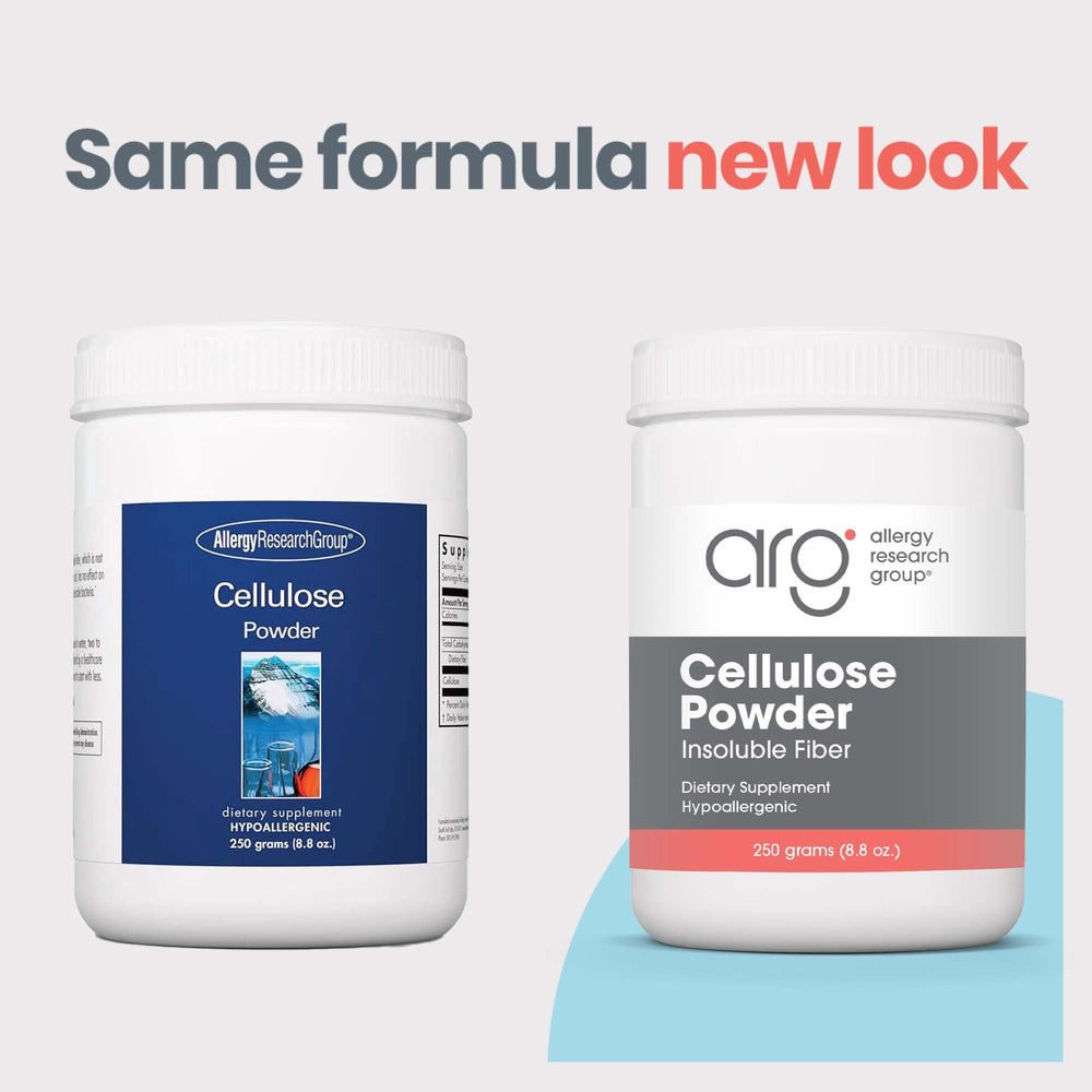 Microcrystalline cellulose powder close-up image