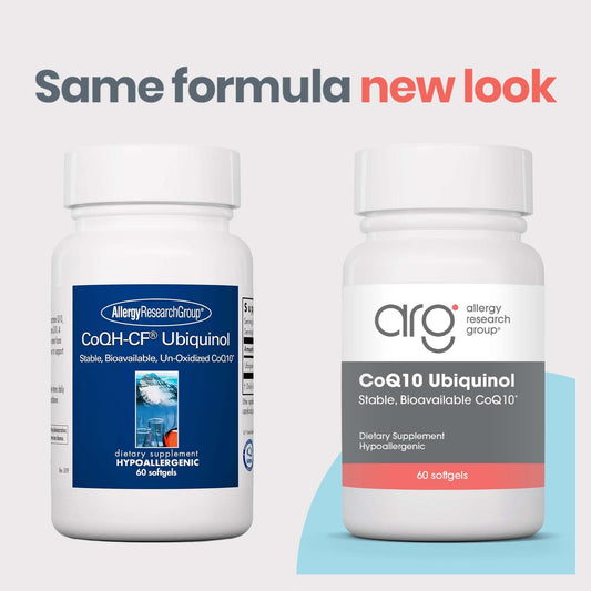 CoQH-CF Ubiquinol 100mg softgels capsule close-up