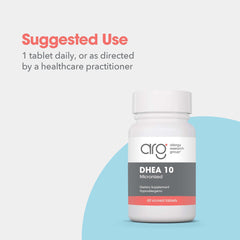 Soy-free, vegan DHEA supplement label