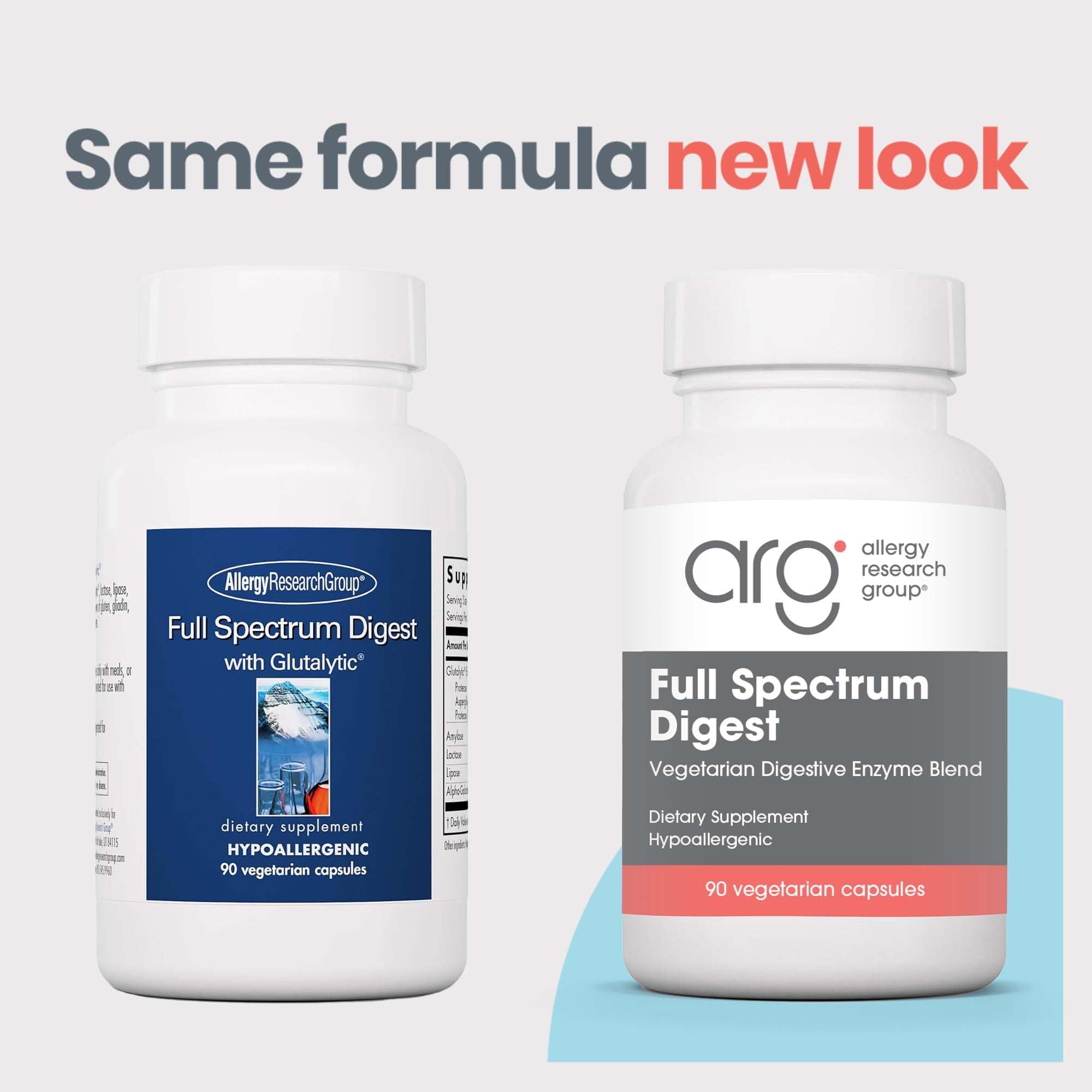 Vegan broad-spectrum enzyme blend ingredients including lactase, lipase and amylase