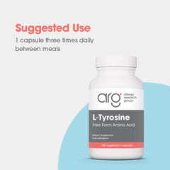 Graphic depicting neurotransmitter production from L-Tyrosine