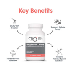 Doctor-developed hypoallergenic magnesium citrate capsules