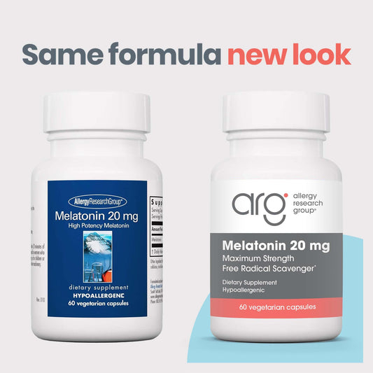 Close-up of a 20mg melatonin capsule