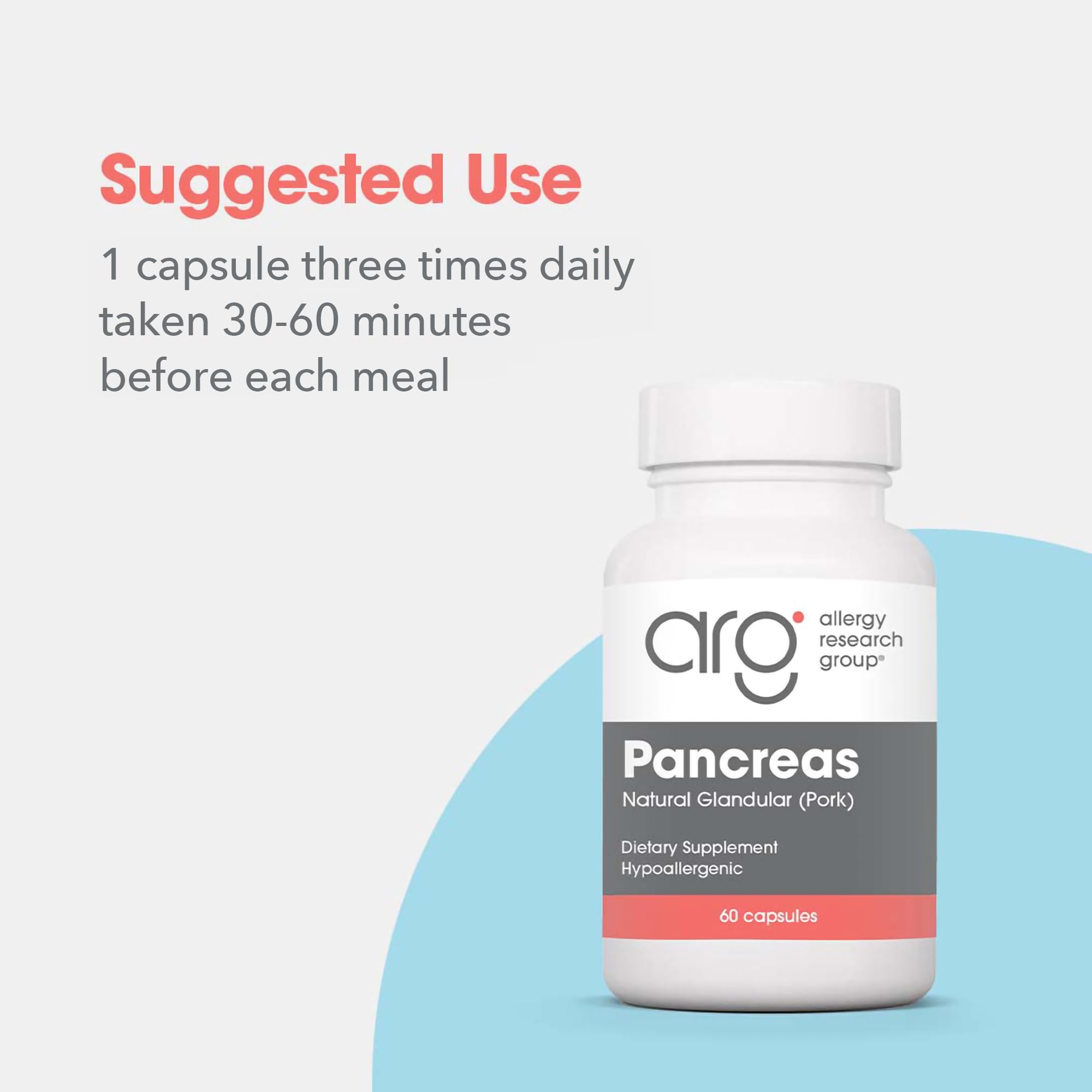 Glandular tissue processed by freeze-drying to preserve enzymes