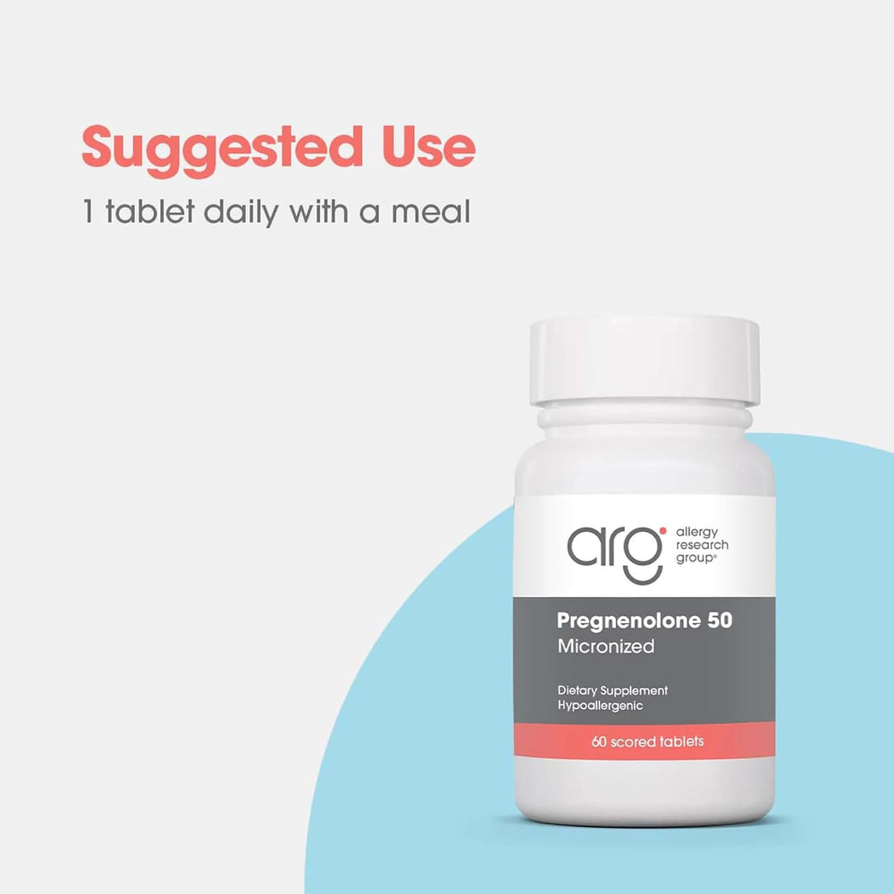 Allergy Research Group pregnenolone lipid matrix illustration emphasizing enhanced delivery