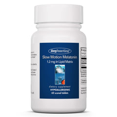 Allergy Research Group Slow Motion Melatonin 1mg bottle - 60 count