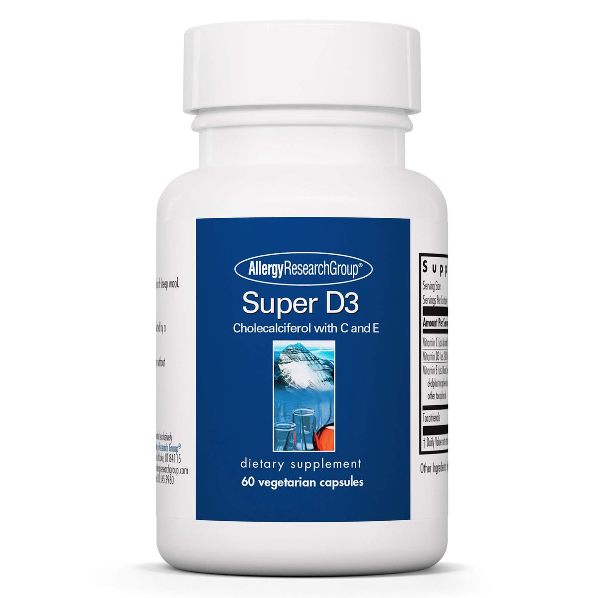 Allergy Research Group Super D3 bottle front view