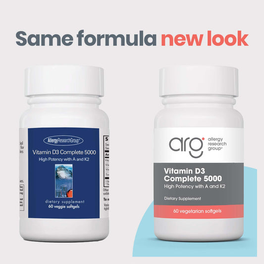 Close-up of Vitamin D3 Complete 5000 IU label