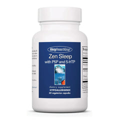 Allergy Research Group Zen Sleep bottle label showing a sleep-support blend for calm nights