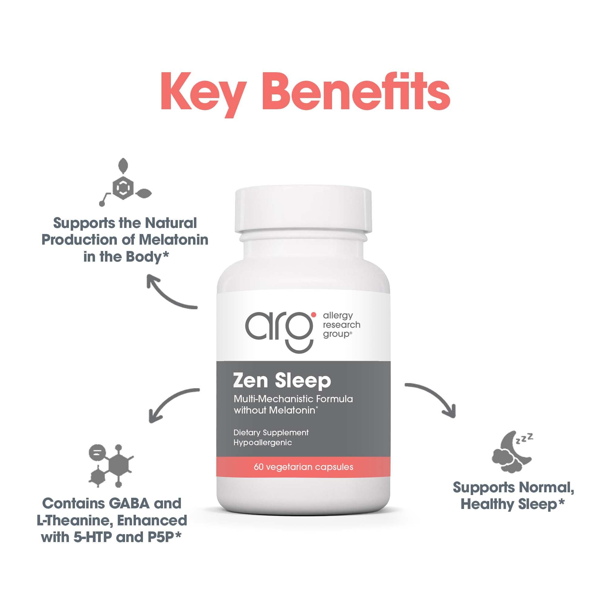 Packaging box image highlights doctor-developed, hypoallergenic formulation for sensitive sleepers
