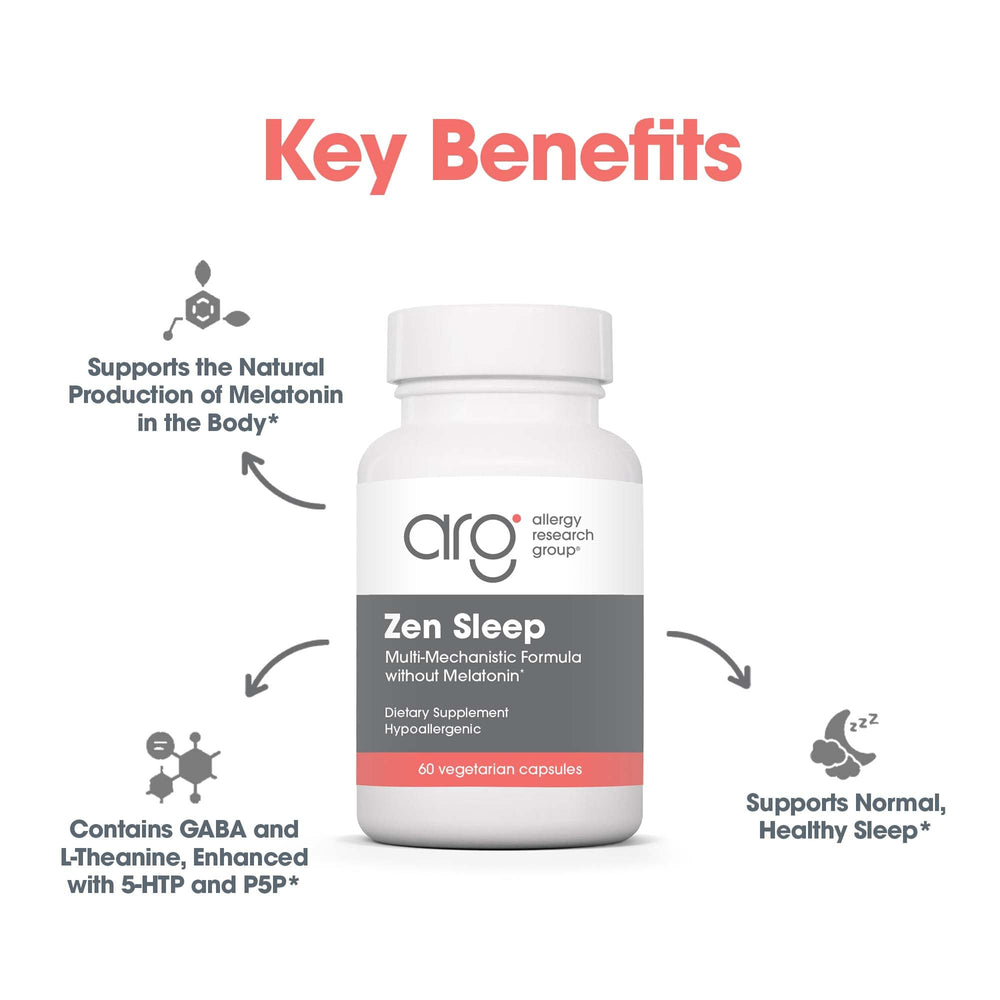 Packaging box image highlights doctor-developed, hypoallergenic formulation for sensitive sleepers