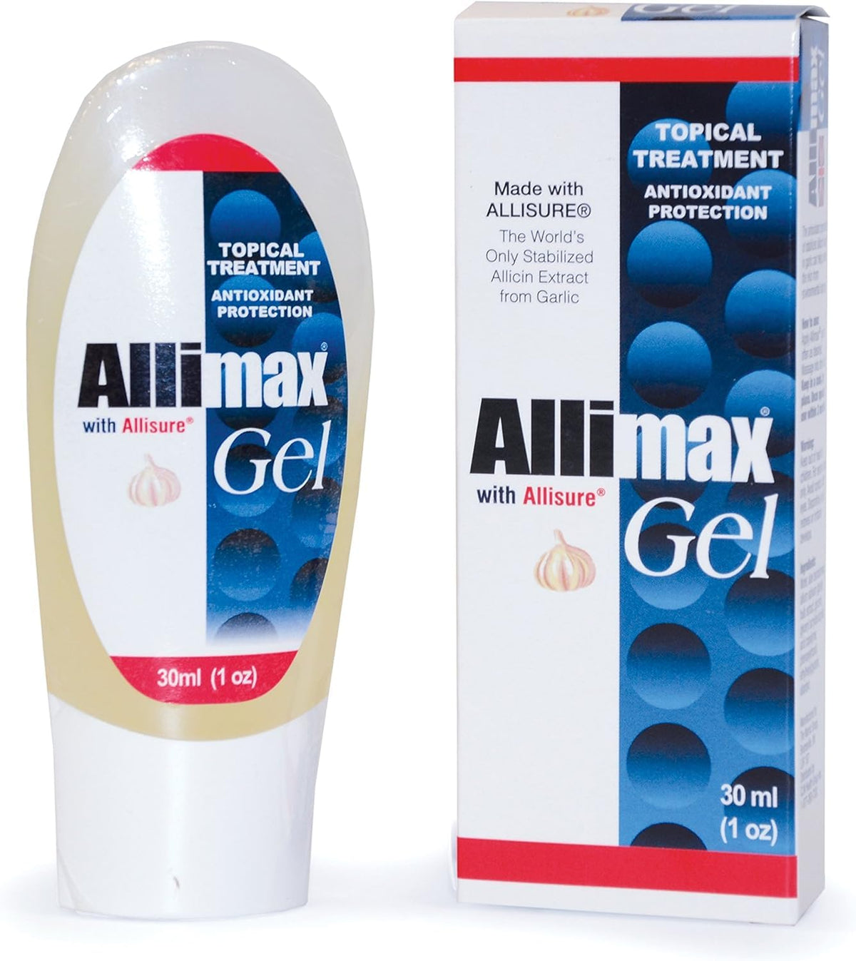 ALLIMAX Liquid Topical Gel bottle, 30mL / 1fl oz