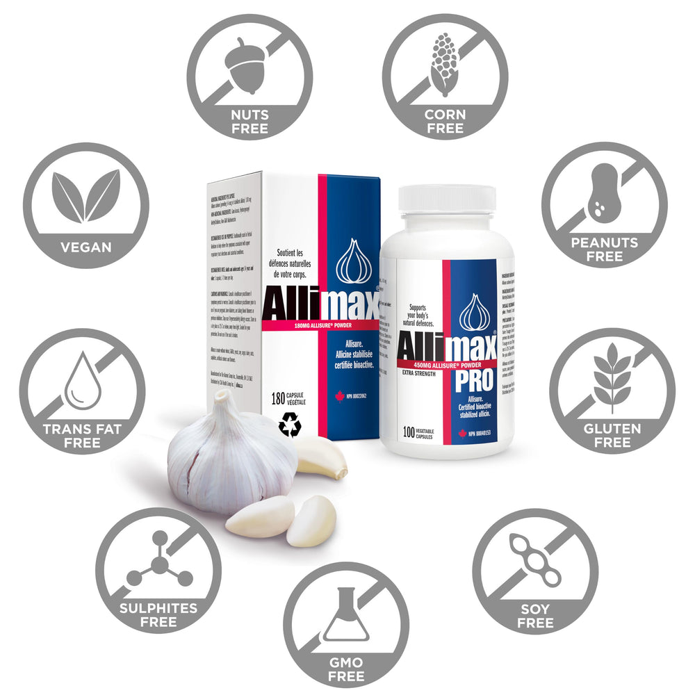 Spanish origin garlic used in Allimax Pro