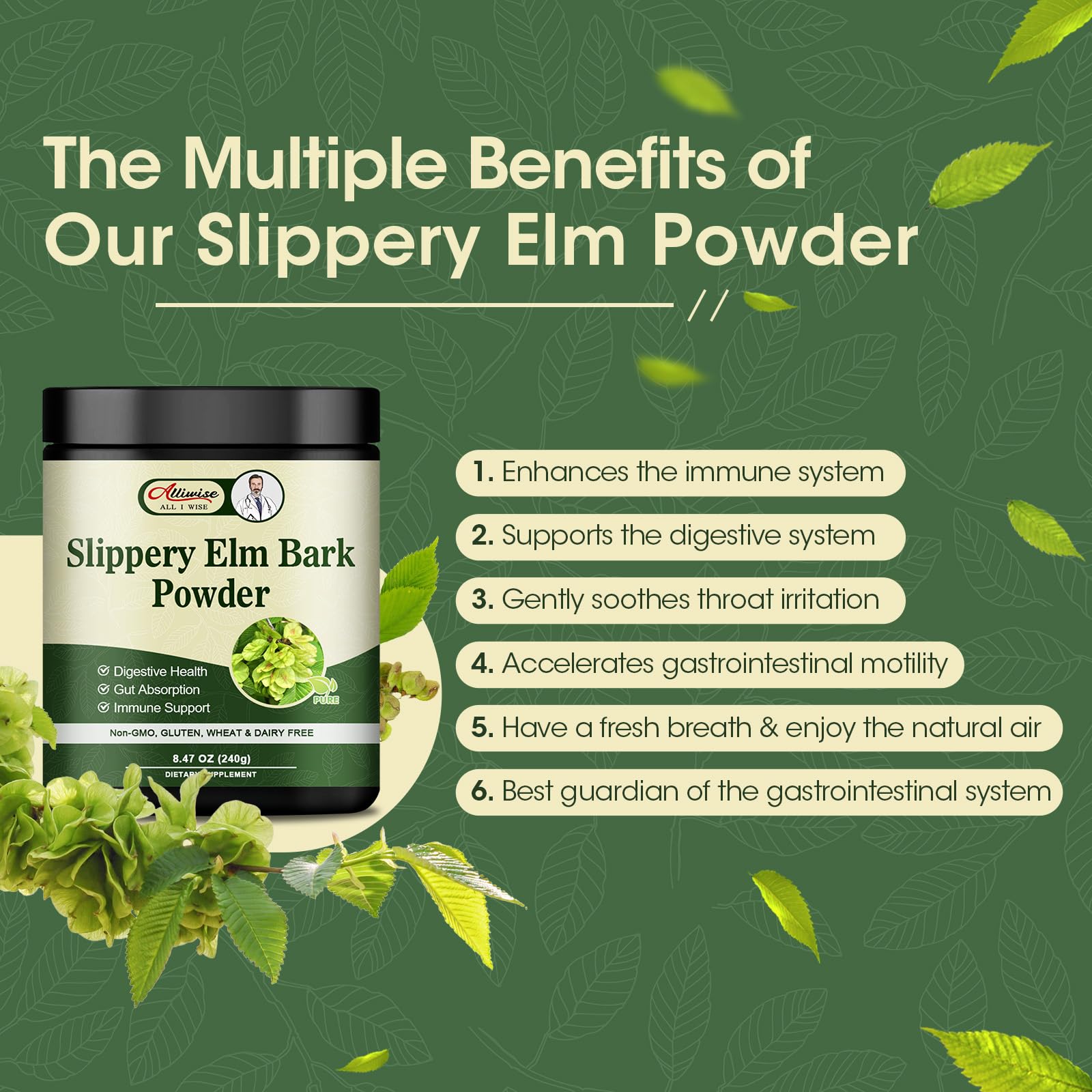 Preparing hot tea with Slippery Elm Bark Powder