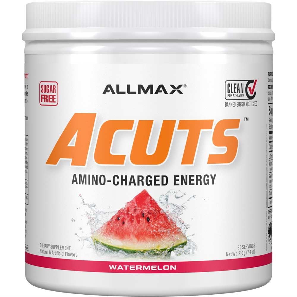 ALLMAX A:CUTS Watermelon energy drink can – front view