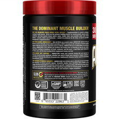 Nutrition label showing 8,180 mg BCAAs per serving