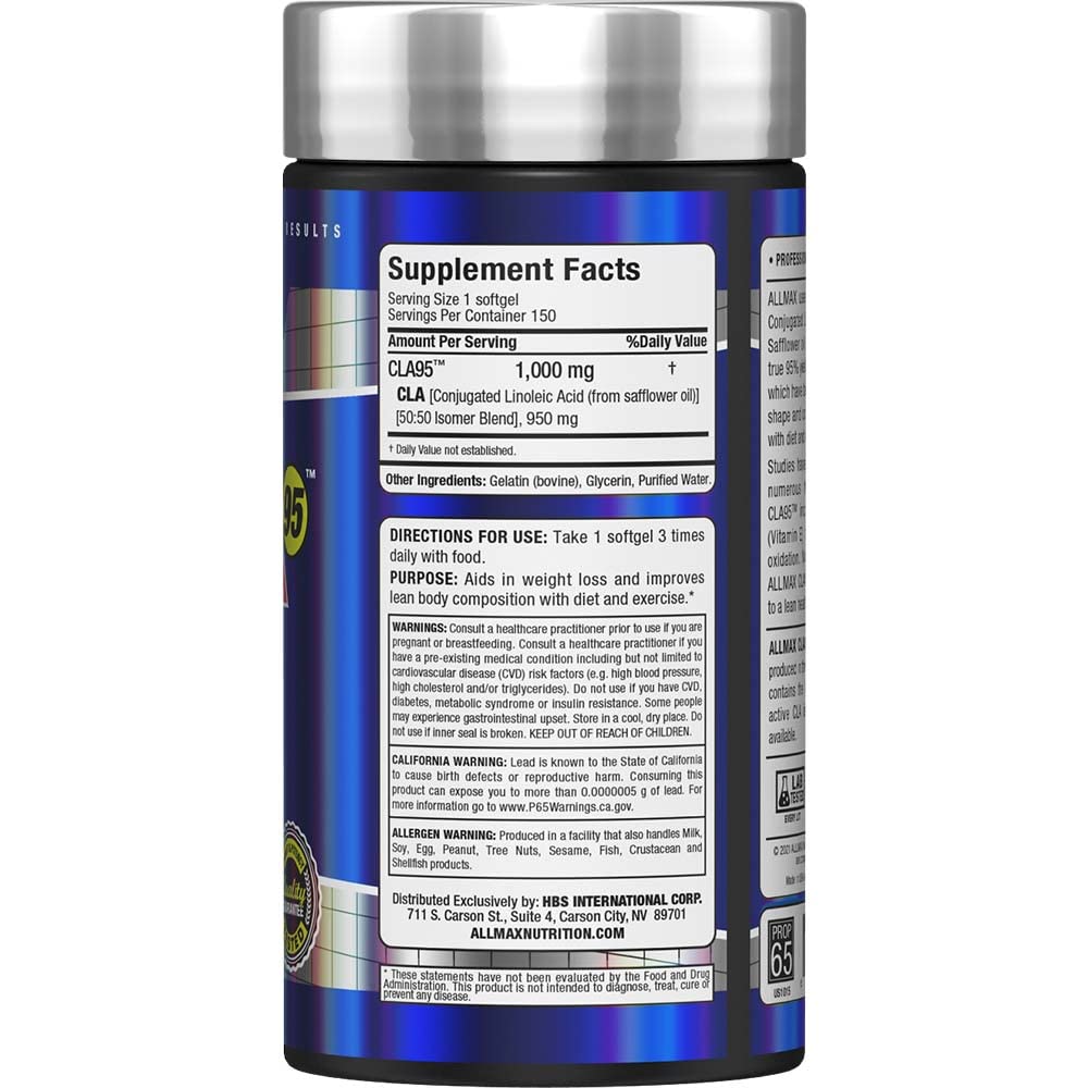 CLA95 benefits for body composition and leaner physique
