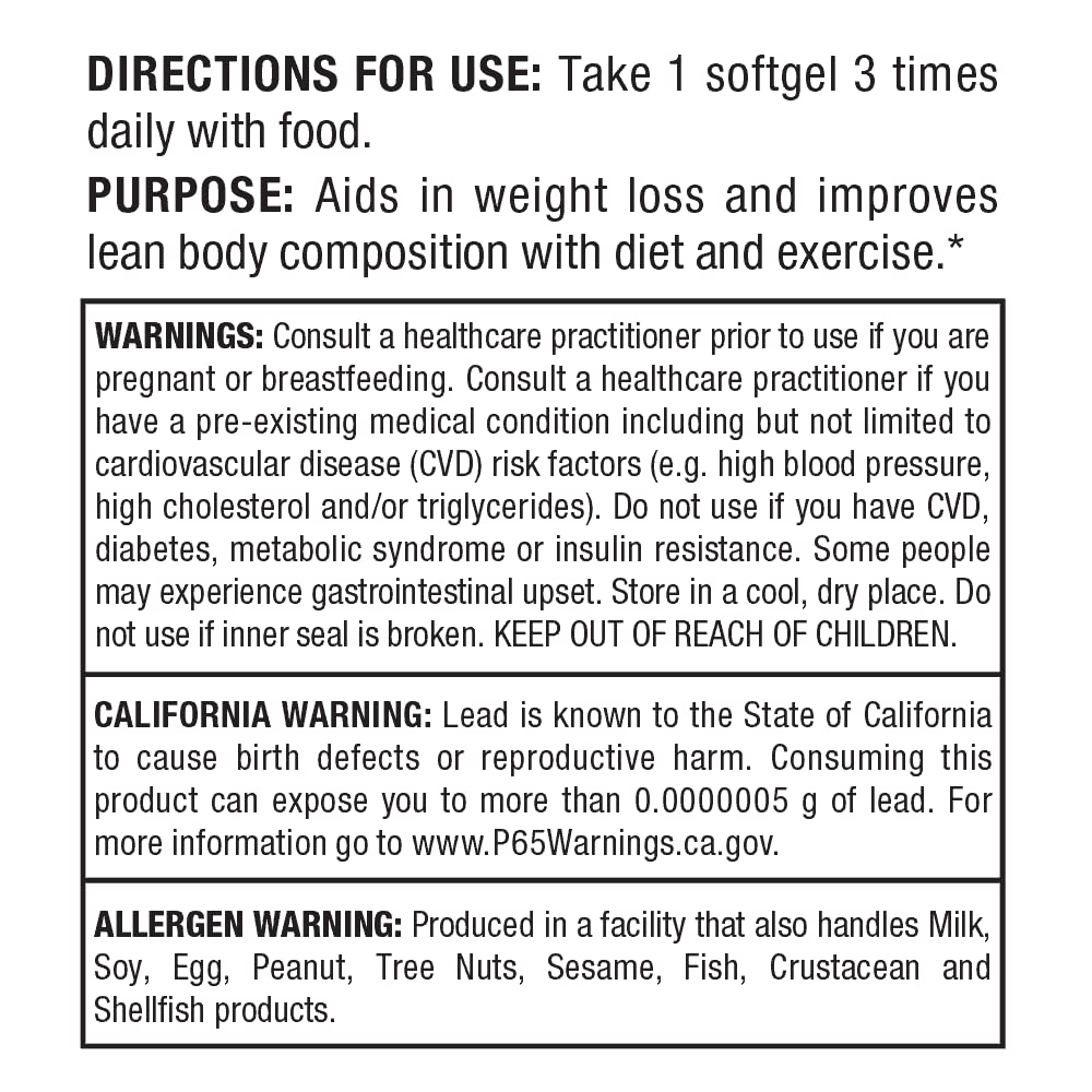 CLA95 supporting fat breakdown and lean muscle growth